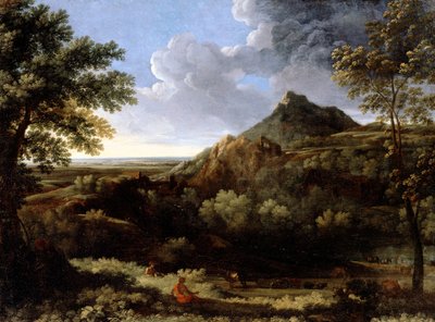Paesaggio nella campagna romana da Gaspard Poussin Dughet